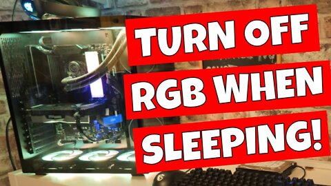 Turn OFF ARGB RGB Lighting In Sleep Mode With MSI Motherboards MSI Center