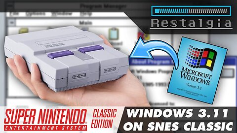 Installing Windows 3.x On Your Nintendo Classic Consoles!