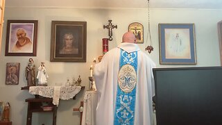 Adoration before Mass; St Stanislaus, homily on fullness of Holy Spirit.