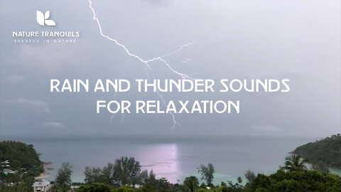 Mesmerizing Rain, Lightning Sky and Thunderstorm Sounds for Deep Sleep and Relaxation