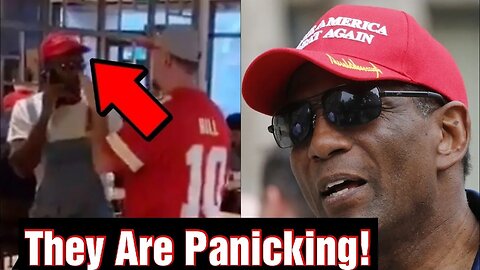 Black Man Yelled At For Wearing A Trump Hat!