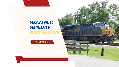 Folkston Train 4PM 8/6 left side cam