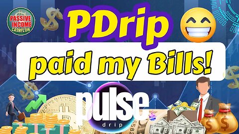 Crypto Passive Income - Pulse Drip Paid my Bills | Defi | Passive Income Cashflow