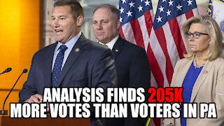 Analysis finds 205k more Votes than Voters in PA!