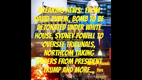 BREAKING: Bomb to go off under WhiteHouse, Sydney Powell, Jr Chiefs, President Trump