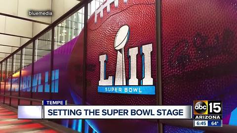 Valley company providing signage for Super Bowl LII