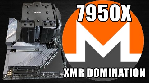 Ryzen's 7950x DOMINATES CPU Mining | XMR Hashrates