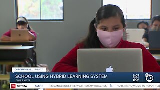 South Bay school uses hybrid learning system for in-class instruction