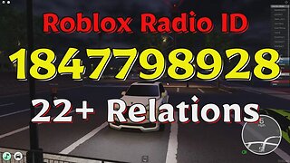 Relations Roblox Radio Codes/IDs