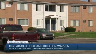 10-year-old dies after being shot inside Warren apartment
