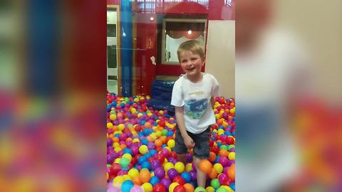 Little Boy’s Ball Pit Fail