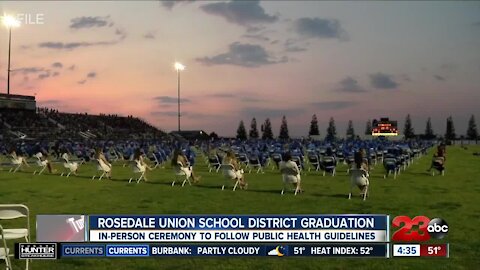 Rosedale Union School District to hold in-person graduation following public health guidelines