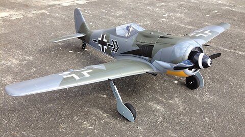 Parkzone / E-flite FW-190 Maiden Flight of the Luftwaffe Butcher Bird WWII RC Warbird