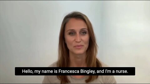 Francesca Bingley NHS Nurse, Against Vaccine Mandate