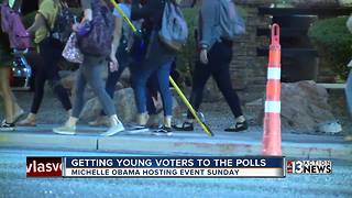 UNLV students talk politics ahead of Michelle Obama rally