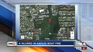 4 people injured in Naples boat fire