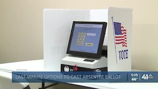 Last-minute options to cast absentee ballots