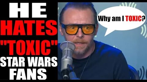Simon Pegg thinks Star Wars fans are Toxic! Says Star Trek fans are more "Inclusive."