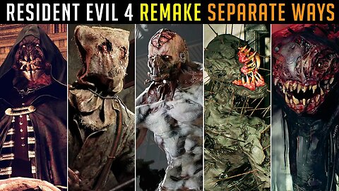 Resident Evil 4 Separate Ways - All Boss Fights + Mini Bosses