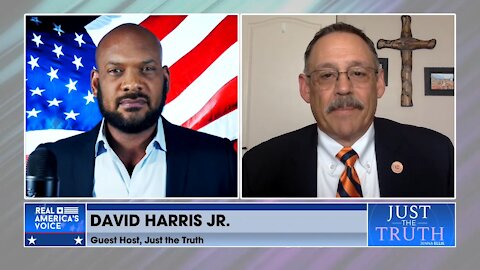 Mark Finchem tells David Harris Jr about misprinted ballots in Maricopa County, AZ