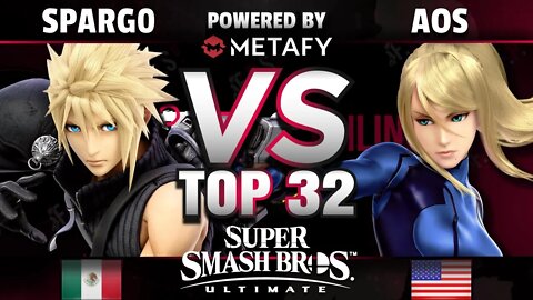 FPS4 Online - Sparg0 (Cloud) vs. HK | AoS (Zero Suit Samus) - Smash Ultimate Top 32 Winners