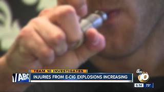 Injuries from e-cig explosions increasing