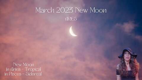 ARIES Sun/Rising Sign | NEW MOON March 2023 TAROT READING | Spring Equinox | Pluto into Aquarius