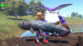 Sonic Frontiers Episode 20 solving puzzles, finding new places, and fishing with Big the cat