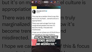 Lizzo says cancel culture is appropriation #cancelculture #culturalappropriation