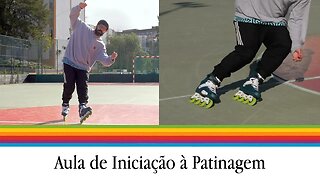 Aula de Iniciação à Patinagem - Como Curvar