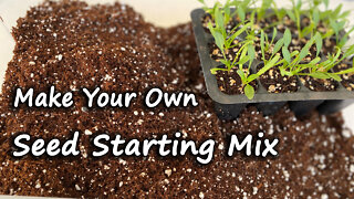 How to Make Your Own Seed Starting Mix, Quick and Easy