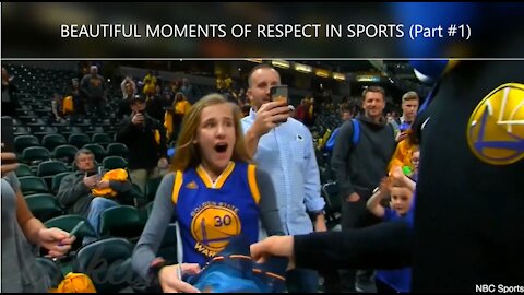 BEAUTIFUL MOMENTS OF RESPECT IN SPORTS (Part #1)