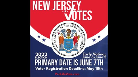 New Jersey Voter Registration Deadline and Primary Date