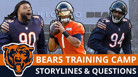 Bears Training Camp Storylines To Watch Ft. Justin Fields, Offensive Line & Robert Quinn Trade