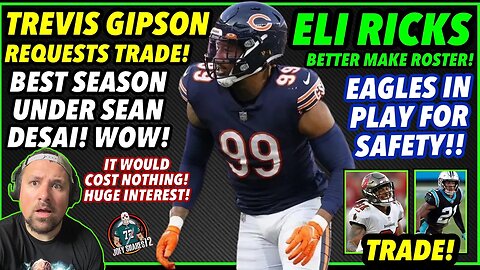 HES AVAILABLE! TREVIS GIPSON WOULD FEAST UNDER DESAI! ELI RICKS HAS TO MAKS ROSTER! SAFETY TRADE!