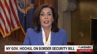 NY Governor Claims Republican Border Governors Want Biden's Senate Border Bill
