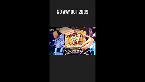 No Way Out 2009 WWE Title Elimination Chamber part 1