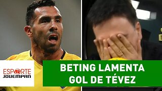 Mauro Beting lamenta gol de TÉVEZ contra o PALMEIRAS!