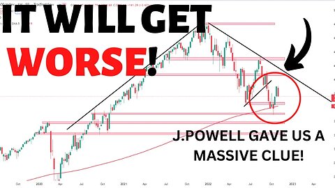 The Stock Market just got Crashed! J. Powell just hinted a MASSIVE Clue how to Recover the Market!