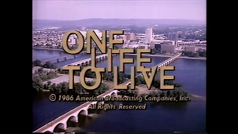 February 27, 1986 - Closing Credits to 'One Life to Live'