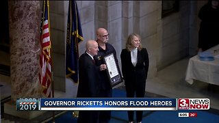 Gov. Ricketts honors flood heroes