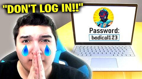 I Found His YouTube Password.. (Fortnite