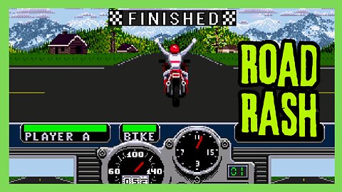 Punches, blows and chains at high speed | ROAD RASH | Difficult to finish the race without falling