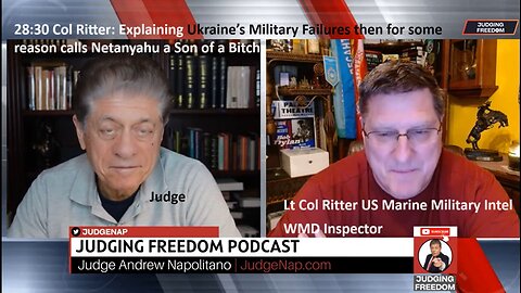 w/Lt Col Ritter: Explaining Ukraine’s Military Failures then for Some Reason calls Netanyahu a Son of a Bitch?
