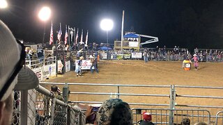 Bull Ride at Pacific Rodeo