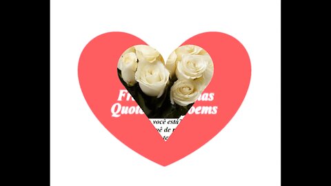 Bom dia meu amor, trouxe um buquê de rosas brancas, eu te amo! [Mensagem] [Frases e Poemas]