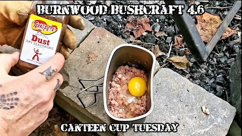 BURNWOOD BUSHCRAFT 4.6 - Canteen Cup Tuesday - Corned Beef Hash and Eggs