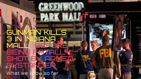 Gunman kills 3 in Indiana mall before being fatally shot by armed bystander