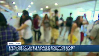 Baltimore County unveils proposed education budget for FY 2022