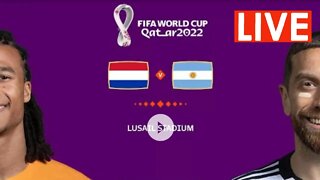 🔴NETHERLANDS vs ARGENTINA | 🏆| FIFA World Cup Qatar 2022 | LIVE Watch Along & FIFA 23 Gameplay